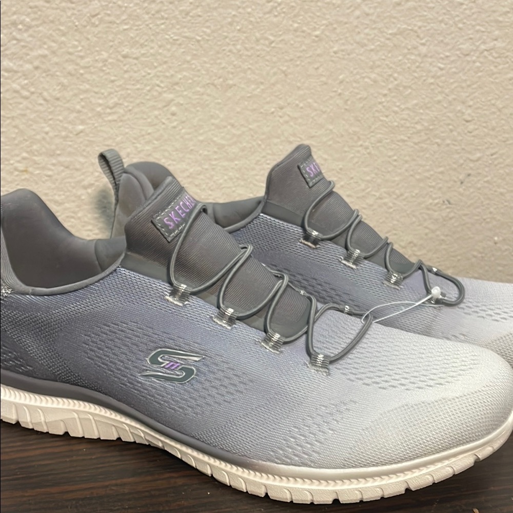 Skechers Gray Athletic Shoes